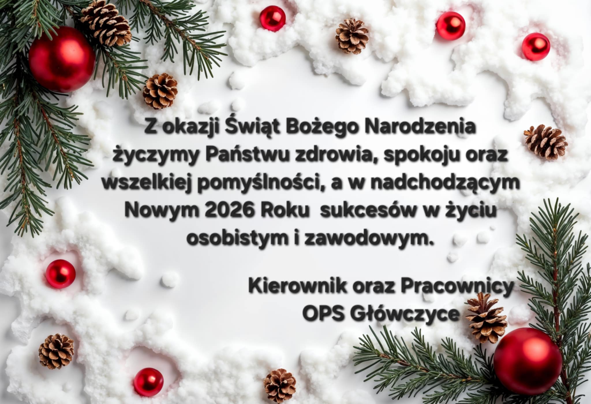 Życzenie Bożonarodzeniowe 