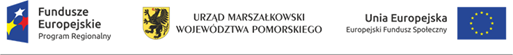 logotyp unijny projektu morze pracy w pomorskim