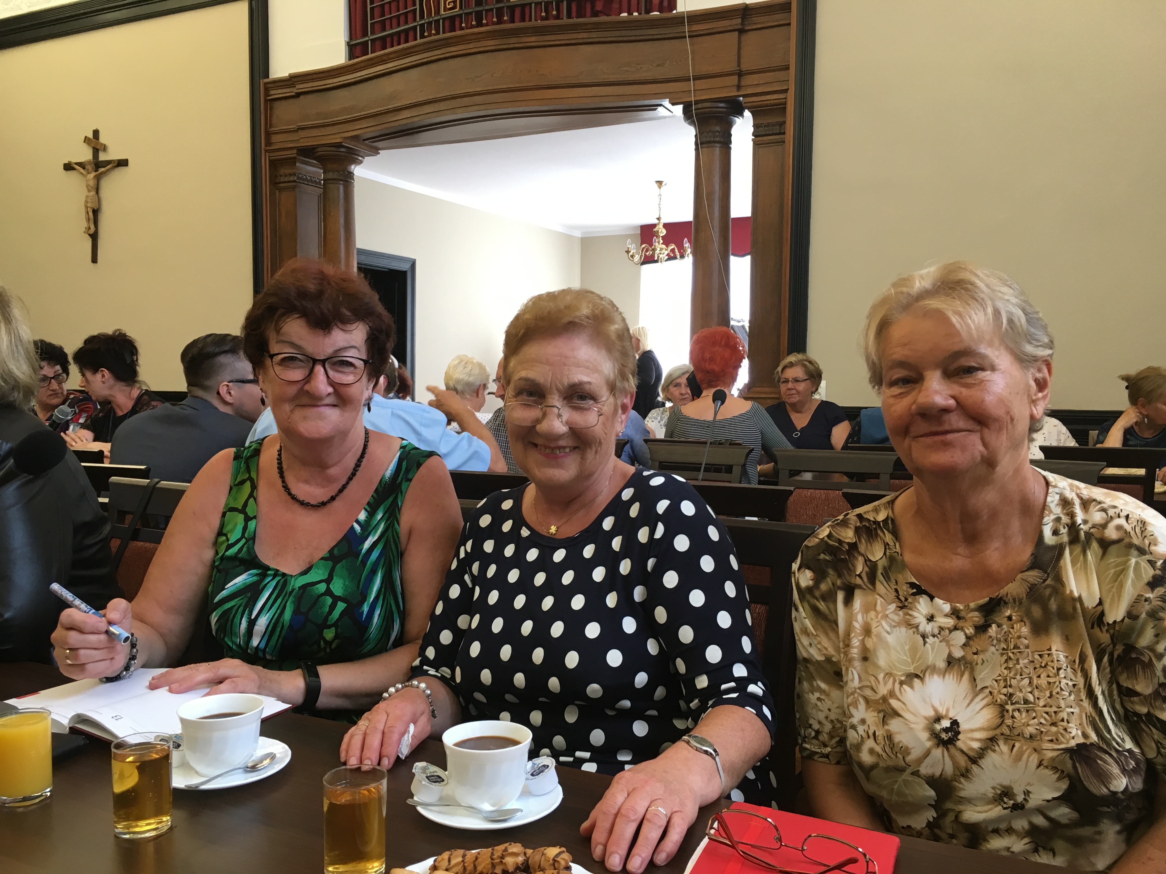 Członkinie rady seniorów gminy Główczyce podczas forum seniorów.