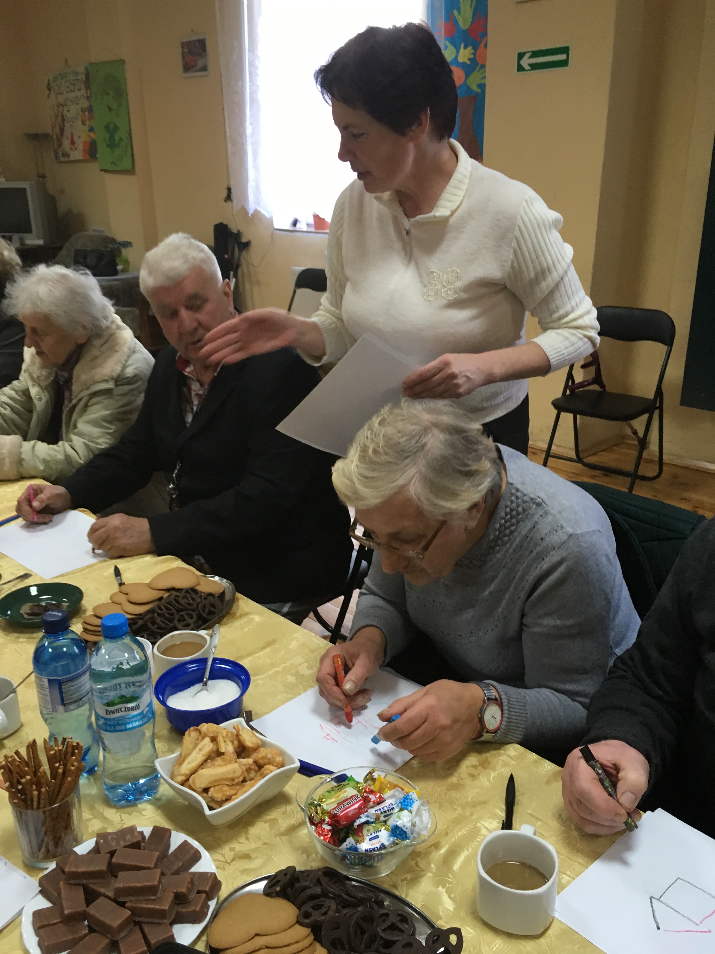 Uczestnicy szkolenia podczas prowadzonych zajęć